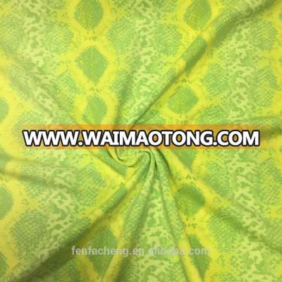 Custom printed 2 way stretch swimsuit fabric made in China