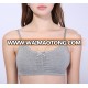 Wholesale Young Lady Grey Cheap Bra With Straps  Women Padded Underwear